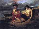 Eugene Delacroix The Natchez painting